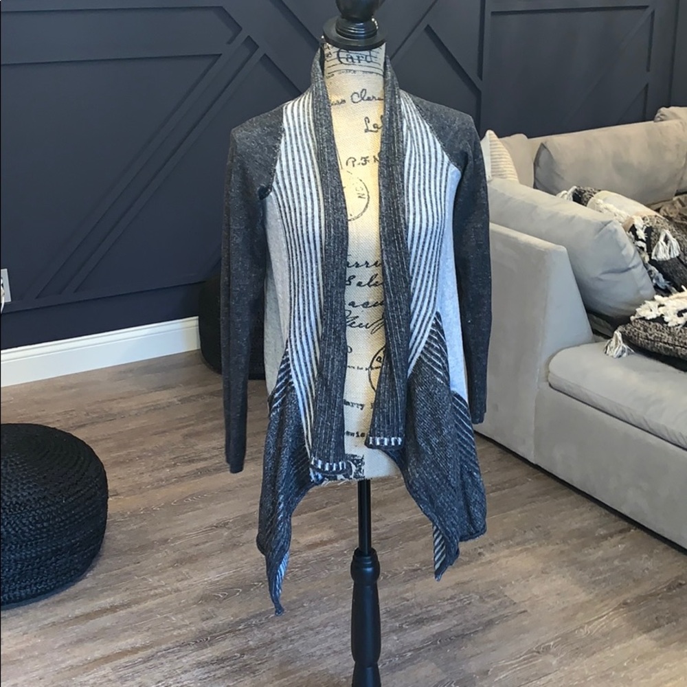 Orange creek open cardigan